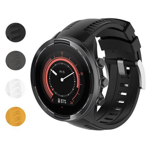 Rubber Strap For Suunto 9 StrapsCo