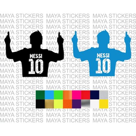 Lionel Messi 10 Decal Sticker For Cars Bikes Laptops Wall