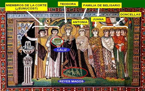 Arte Torreherberos Comentario De Los Mosaicos De Justiniano Y Teodora