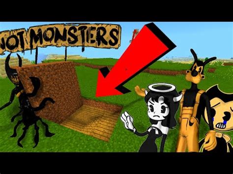 Minecraft We Found Ink Bendys Secret Base Batim Minecraft Youtube