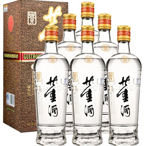 董酒54度 老贵董酒500ml 董香型 高度 白酒 六瓶装【图片 价格 品牌 评论】 京东