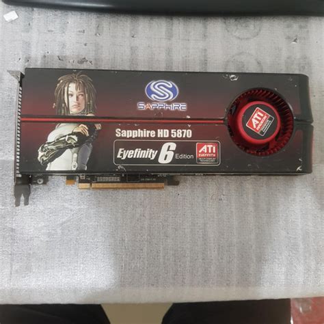 SAPPHIRE Radeon HD 5870 HD5870 2GB GDDR5 256 Bit Teknody