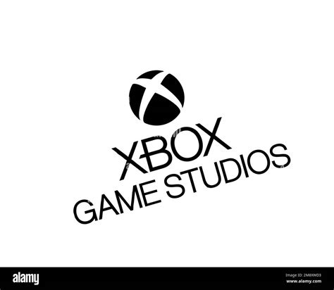 Xbox Game Studios, Rotated Logo, White Background Stock Photo - Alamy