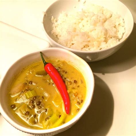 Roter Curry Linseneintopf mit Kokos und Äpfeln Chefkoch Ricetta