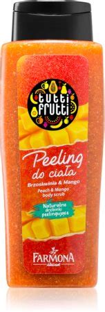 Farmona Tutti Frutti Peach Mango Body Scrub Notino Co Uk