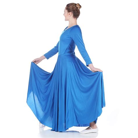 Worship Dancewear Dresses Long Sleeve Dresses Pentecostal Dance Dress