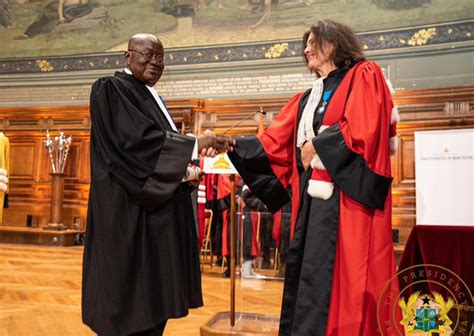 President Akufo Addo Receives Honorary Doctorate Degree From Sorbonne