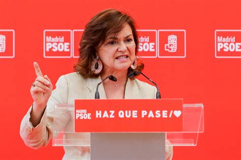 Carmen Calvo Vamos A Intentar Un Gobierno En Solitario