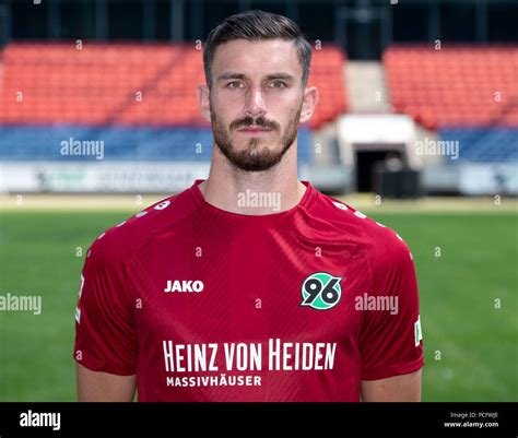 German Bundesliga, official photocall Hannover 96 for season 2018/19 in Hannover, Germany: Josip ...