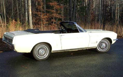 Springtime Yellow 1967 Ford Mustang Convertible