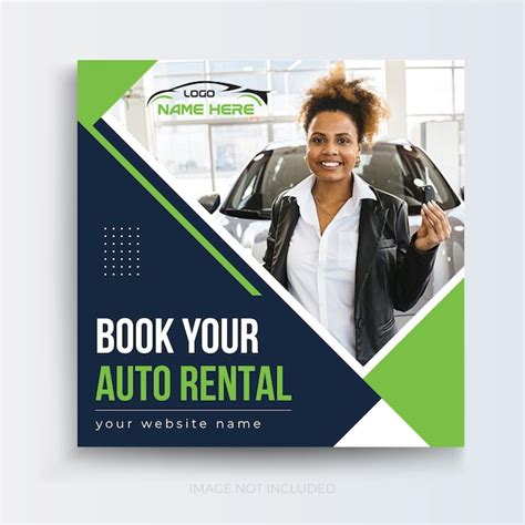 Premium Vector Car Rental Business Social Media Banner Templates