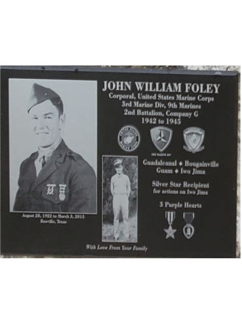 John William Foley | National Museum of the Pacific War