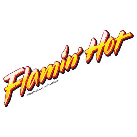 The Word Flaming Hot On A Gray Background