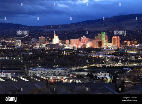 Reno skyline Stock Photo - Alamy