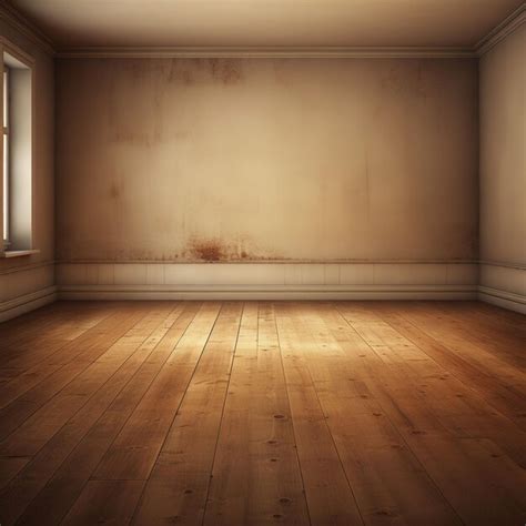 Premium AI Image | Free photo empty retro room interior design wooden