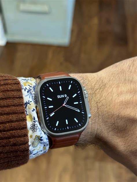 Apple Watch Ultra Leather Link Looks Decent R Applewatch