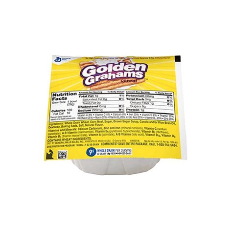 Golden Grahams Nutrition Facts Label Blog Dandk