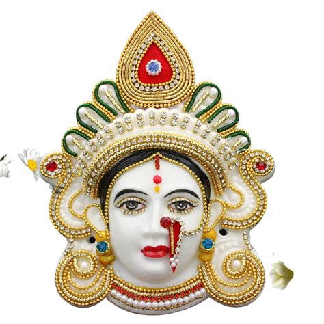 Buy VEDIC VAANI Margashirsha Pooaj Maha Lakshmi Devi Face Mukhota Idol