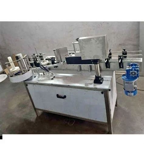 Stainless Steel Round Automatic Double Side Labelling Machine For