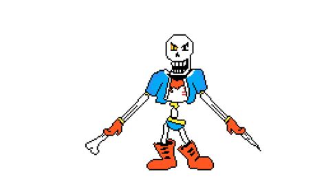 Pixilart Disbelief Papyrus Phase 2 By Blueboxdude