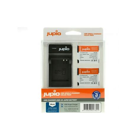 Comprar Jupio Kit 2 Baterías Panasonic DMW BCM13E cargador dual por USB