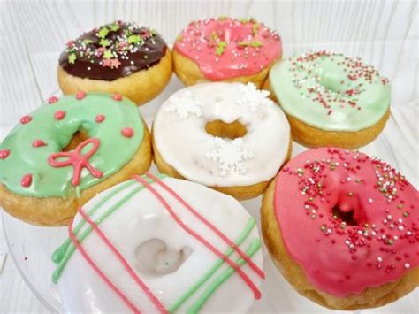 Decorative iced Doughnuts – Ravens Bakery