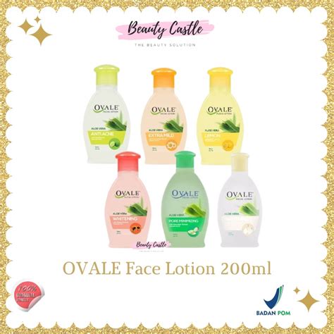 Jual Ovale Face Lotion 200ml Shopee Indonesia