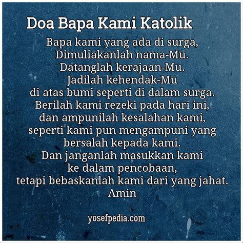 Ideas For Doa Bapa Kami Ada Di Kitab 8