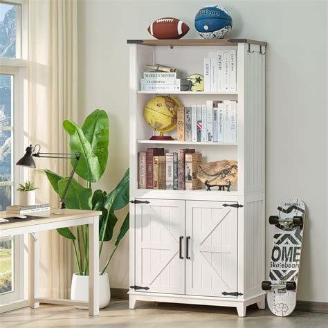 White Barn Wood Bookshelf Heritage White Shelving Units Morplan Ltd