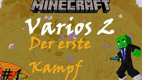 Der Erste Kampf L Minecraft Varios S2 F1 Varo L Dienobuddys Youtube