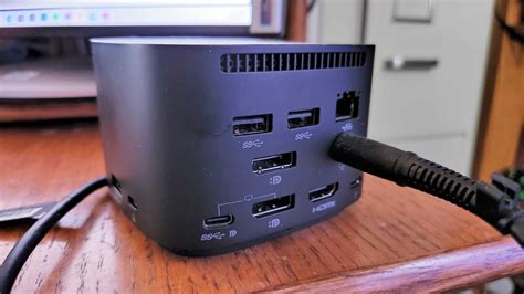 Hp Thunderbolt Dock 120w G4 Review Power Packed Into A Tiny Cube Pcworld