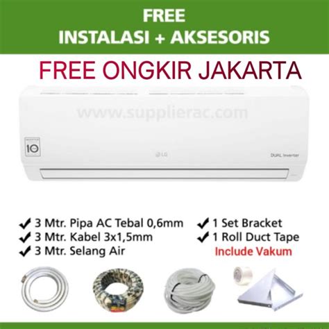 Jual Ac Lg Dual Inverter Pk Plus Pasang Dan Aksesoris Di Lapak Azka