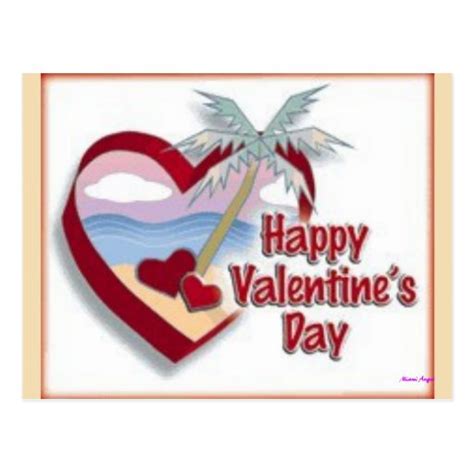 Happy Valentine S Day From Florida Postcard Zazzle