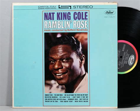 Nat King Cole Ramblin Rose Vintage Vinyl Lp Record Etsy Italia