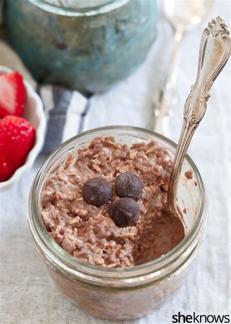 Brownie Batter Overnight Oats Make Chocolate For Breakfast Fully Acceptable