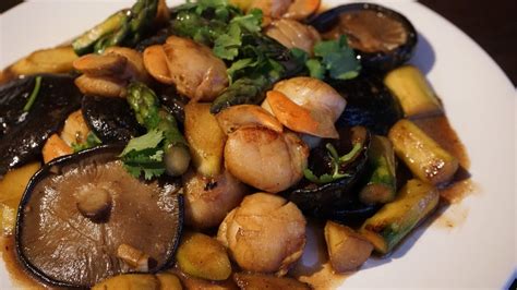 Stir Fried Scallops With Asparagus Chinese New Years Dish Morgane