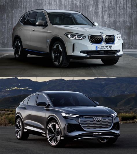 Photo Comparison Bmw Ix Vs Audi Q Sportback E Tron Concept