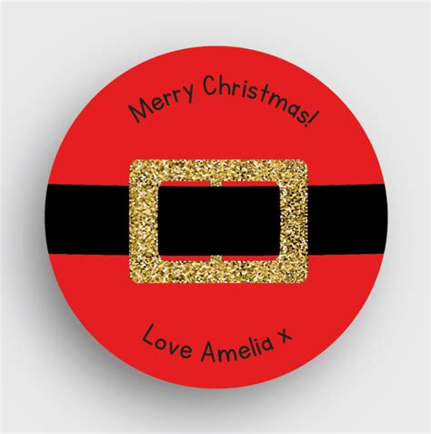 Personalised Christmas Stickers Ss Thestickersite