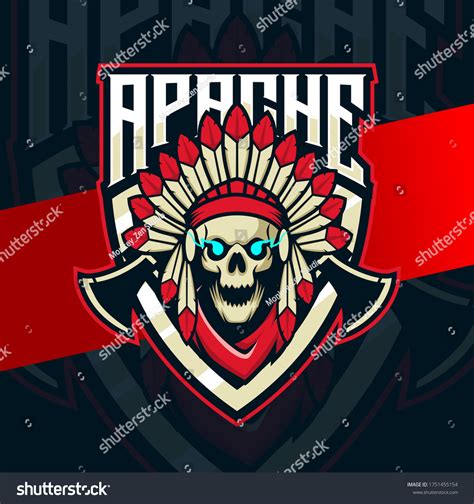 2 722 Skull Indians Logo Images Stock Photos Vectors Shutterstock