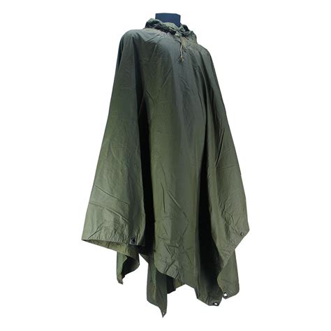 Ex Us Nylon Poncho Od Military Surplus Military Surplus Used Stay Dry On Your Next