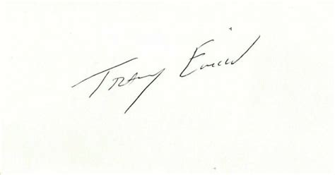 Tracey Emin Signed White Card Famous Artist Turner Prize Winner