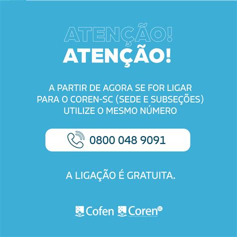 Coren Sc Disponibiliza Gratuito Para O Atendimento Aos