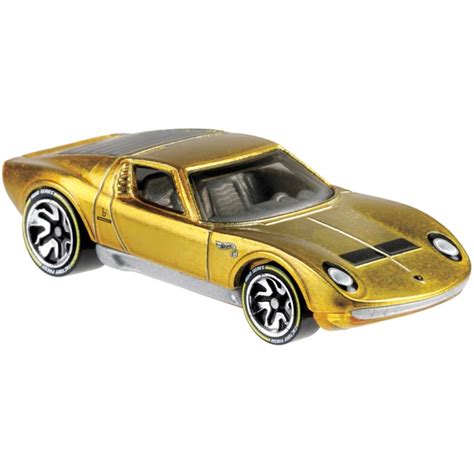 Hot Wheels ID Lamborghini Miura P SV Toy Car Hot Wheels Vehicles