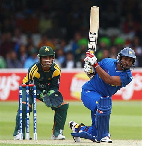 Kumar Sangakkara Plays One Through The Leg Side Espncricinfo