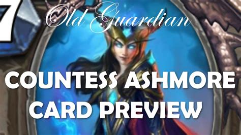 Countess Ashmore New Curator For Almost All Classes Hearthstone The