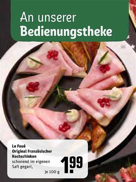 Le Fou Original Franz Sischer Kochschinken Angebot Bei Rewe