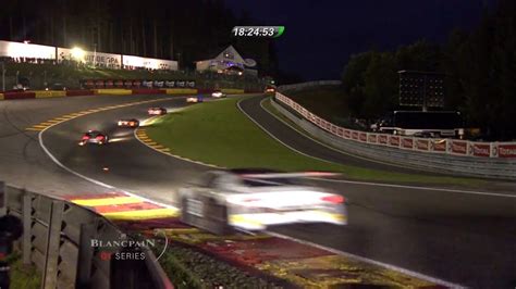 Beautiful Eau Rouge Night Shot 1080p Blancpain Endurance Series 24