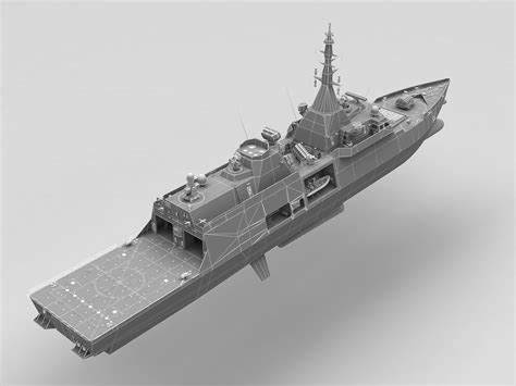 Frigate Class Ship 3D model | CGTrader