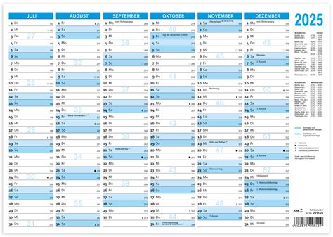 25 Tafelkalender 2025 DIN A5 Quer RNK Verlag