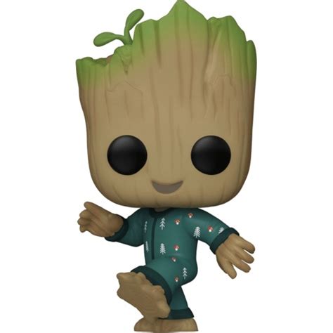 Funko Pop Groot With Cheese Puffs Flocked I Am Groot 1196